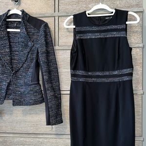 NEW White House Black Market dress & blazer set. Both Size 6.